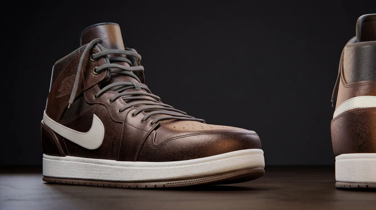 Basket Jordans - vue produit rapprochée